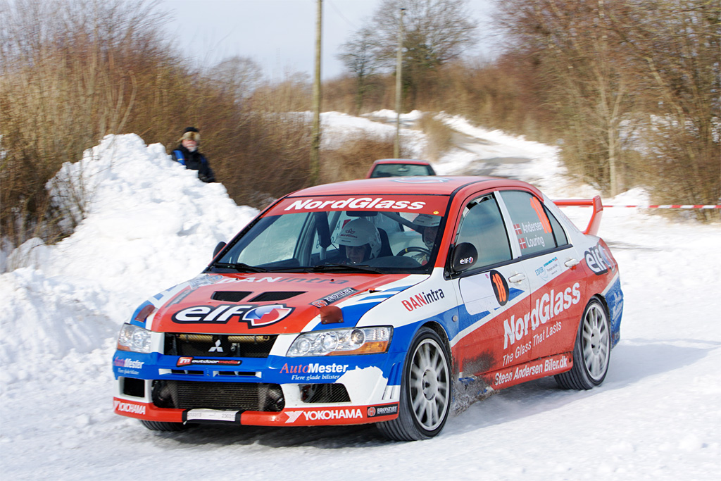 Steen Andersen/Iben Louring skal forsvare deres DM-føring i Rally Den Jyske Sparekasse
(Foto: Johnny Pedersen)